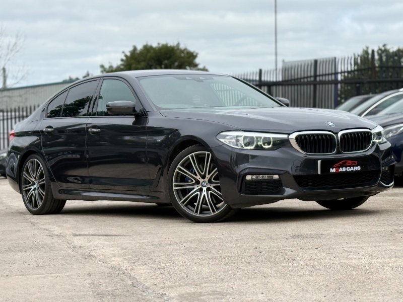 Grey 2018 BMW 5 Series 2.0 530i M Sport Saloon 4dr Petrol Auto Euro 6 s/s 252 ps in Blackburn