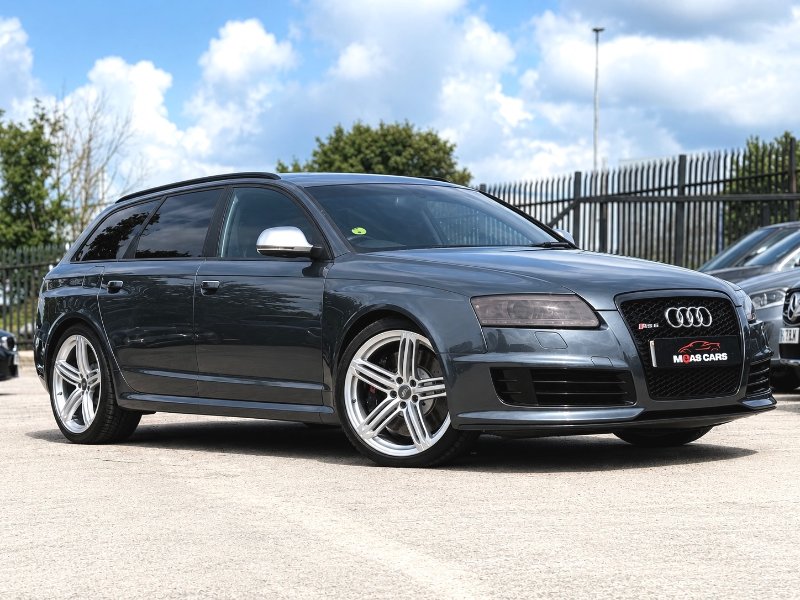 Grey Audi RS6 Avant 5.0 TFSI V10 Estate 5dr Petrol Tiptronic quattro Euro 4 580 ps